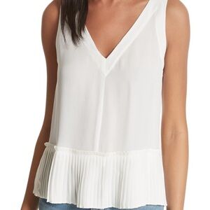 Elegant White Sleeveless Top